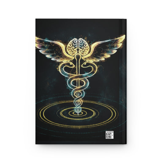 Caduceus Method "Let Your Mind Breathe" Hardcover Journal — Lined Wellness Notebook