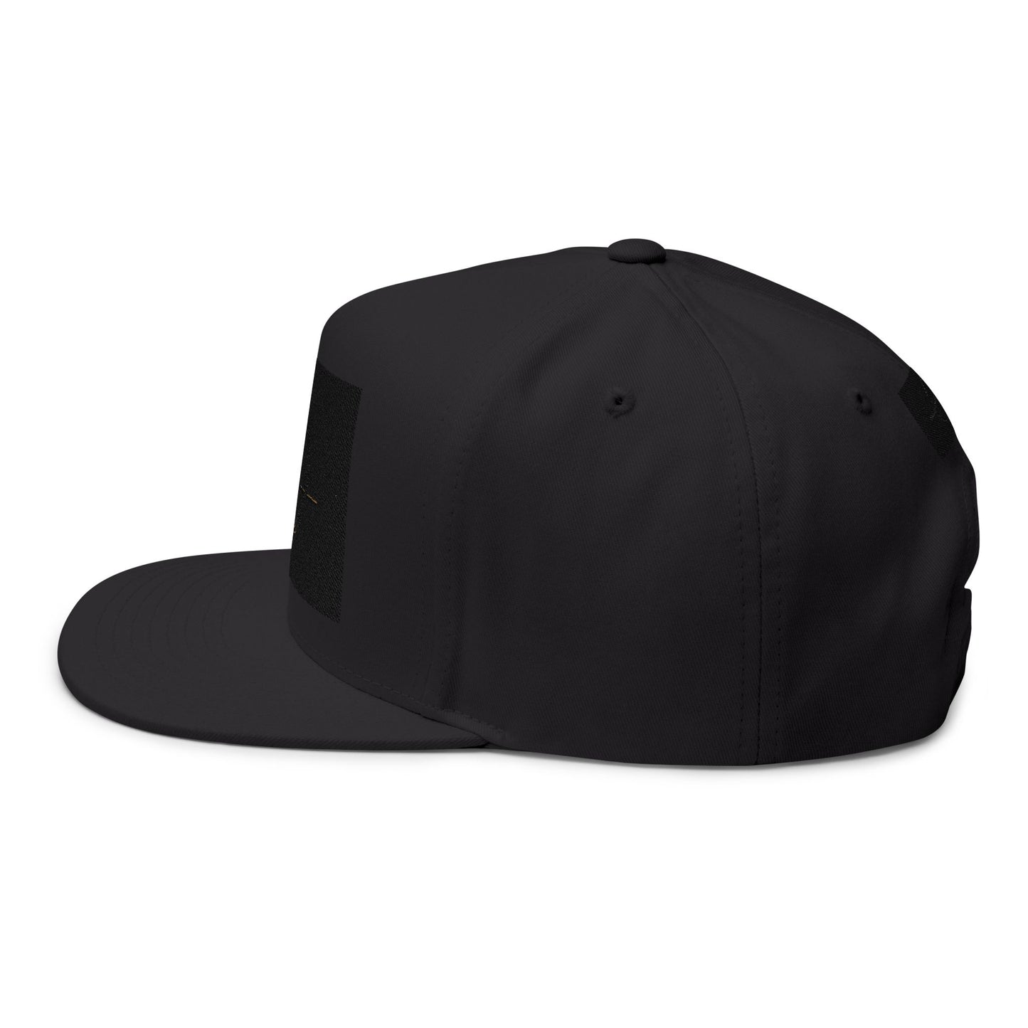 "Vibe with the Beat of Life" Embroidered Flat Bill - Hat