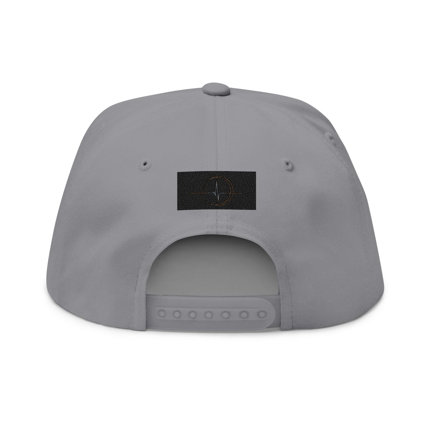"Vibe with the Beat of Life" Embroidered Flat Bill - Hat