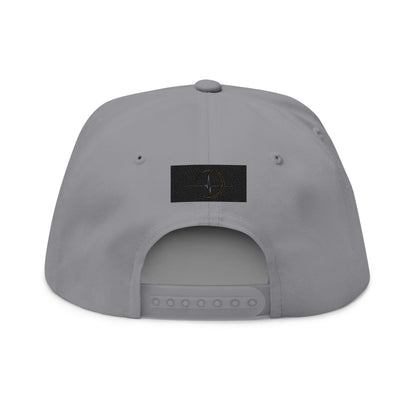 "Vibe with the Beat of Life" Embroidered Flat Bill - Hat