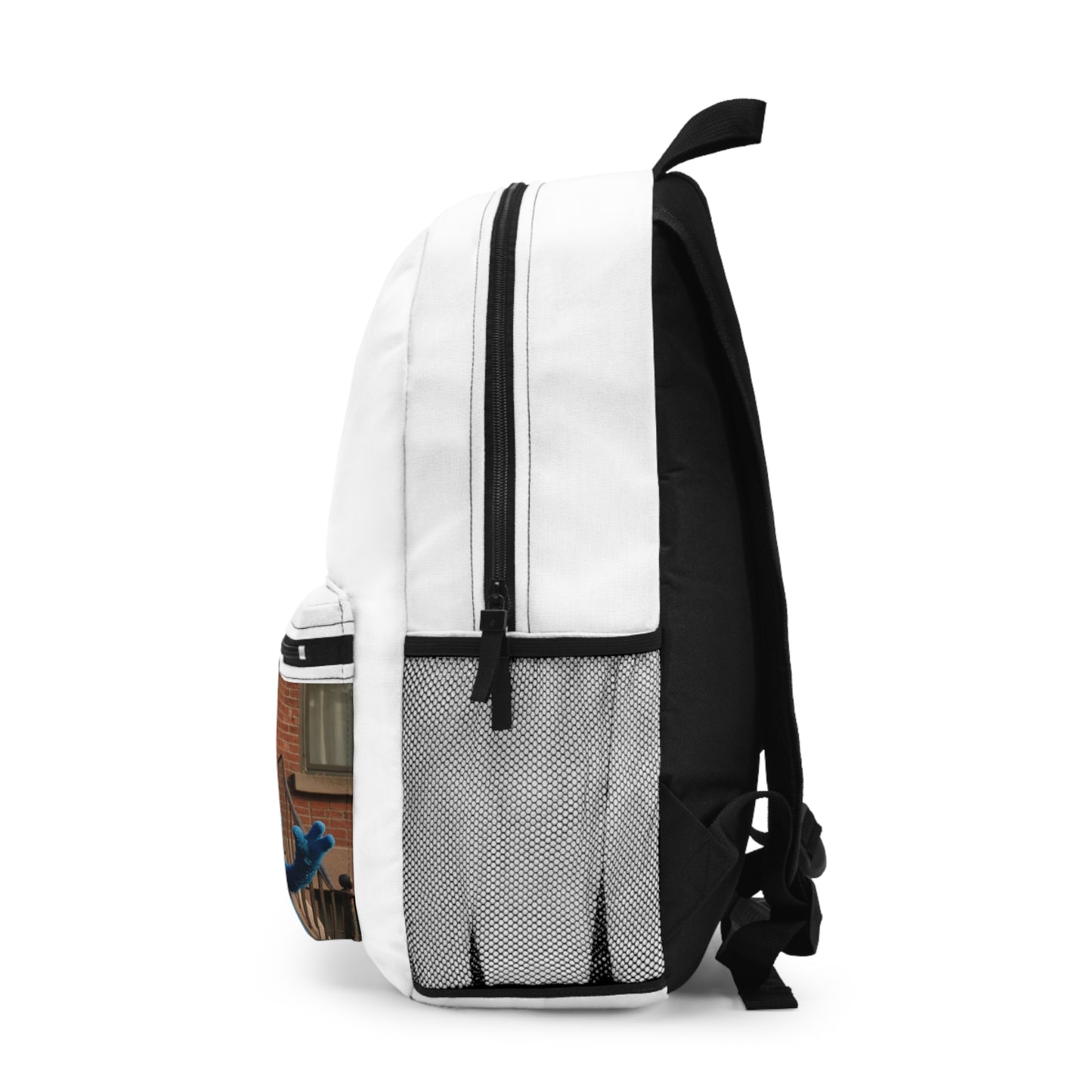 Letter F Meme Backpack | Funny Sesame Street Parody Design
