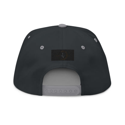 "Vibe with the Beat of Life" Embroidered Flat Bill - Hat
