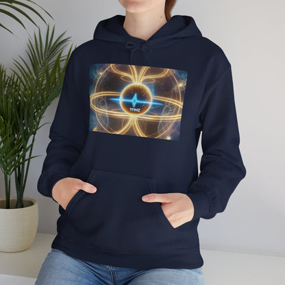 111Hz Energy Hoodie — Chakra Healing Frequency Graphic Hoodie