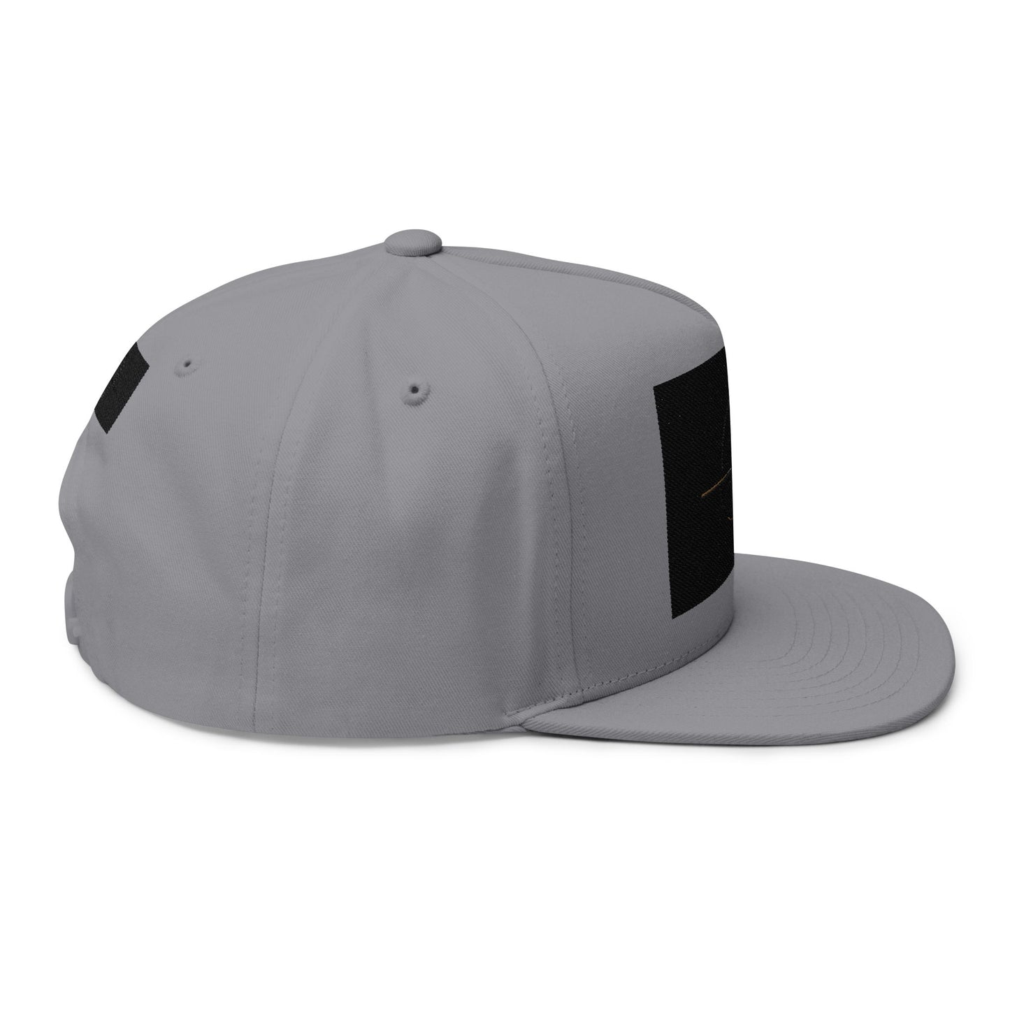 "Vibe with the Beat of Life" Embroidered Flat Bill - Hat