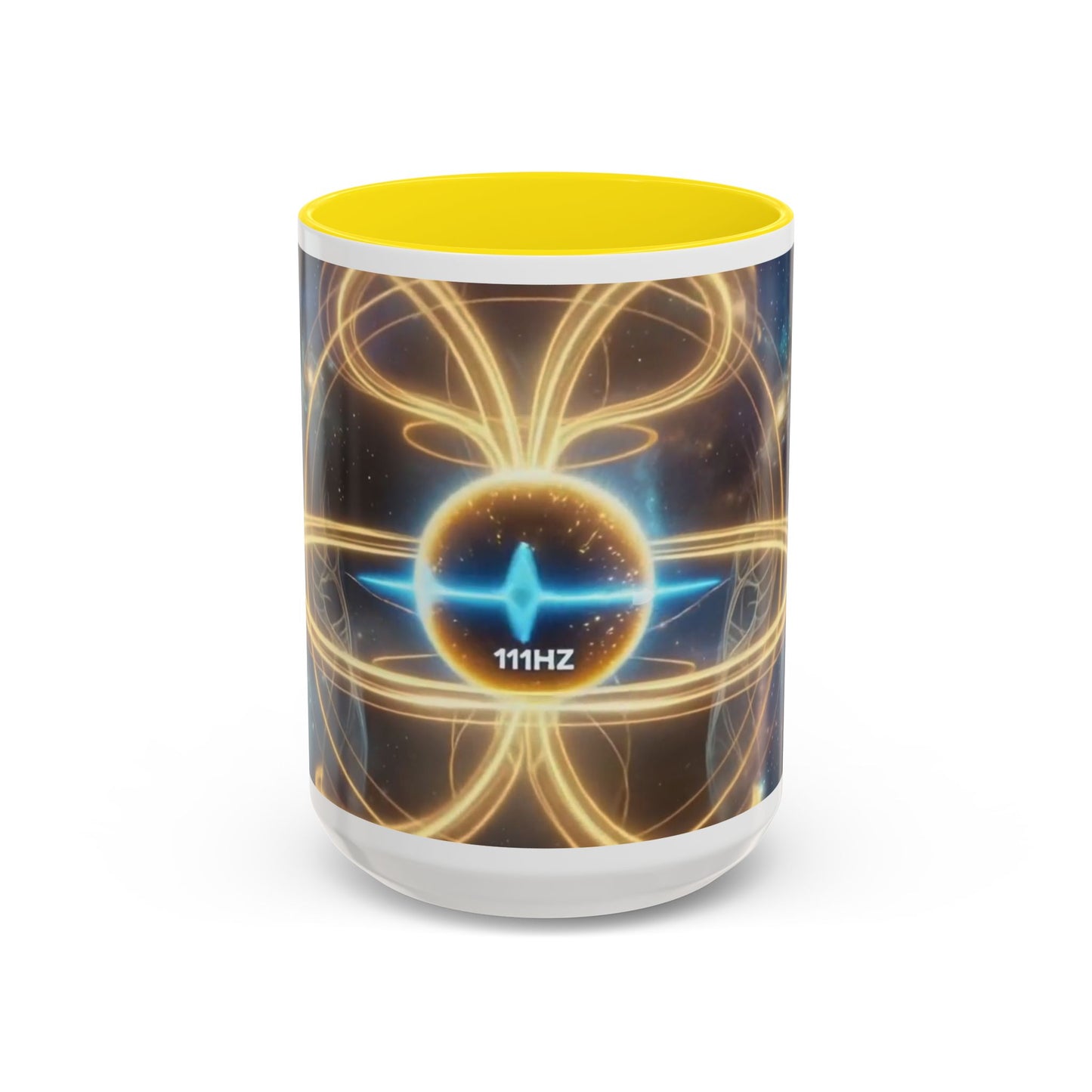 111 Hz Frequency Orb Mug | Cosmic Energy Ceramic Coffee Mug