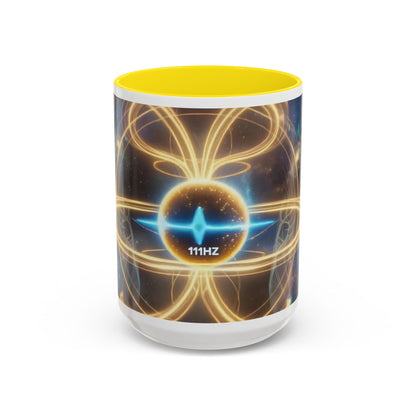 111 Hz Frequency Orb Mug | Cosmic Energy Ceramic Coffee Mug