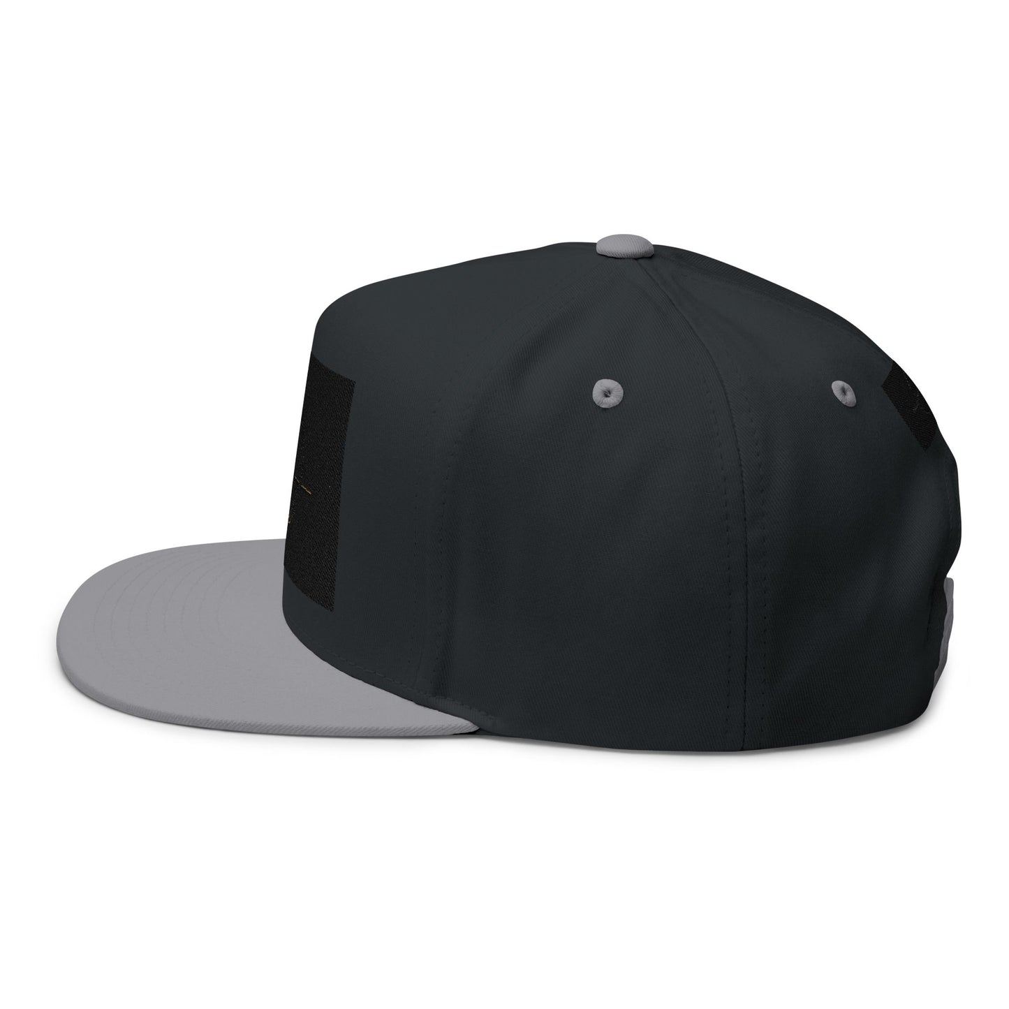 "Vibe with the Beat of Life" Embroidered Flat Bill - Hat