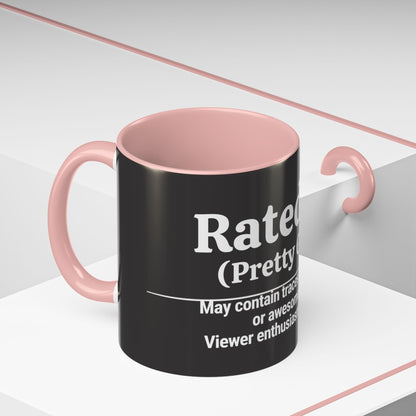 Rated PG (Pretty Good) Accent Coffee Mug — 'Pretty Good' Ceramic Coffee Mug (11/15oz)