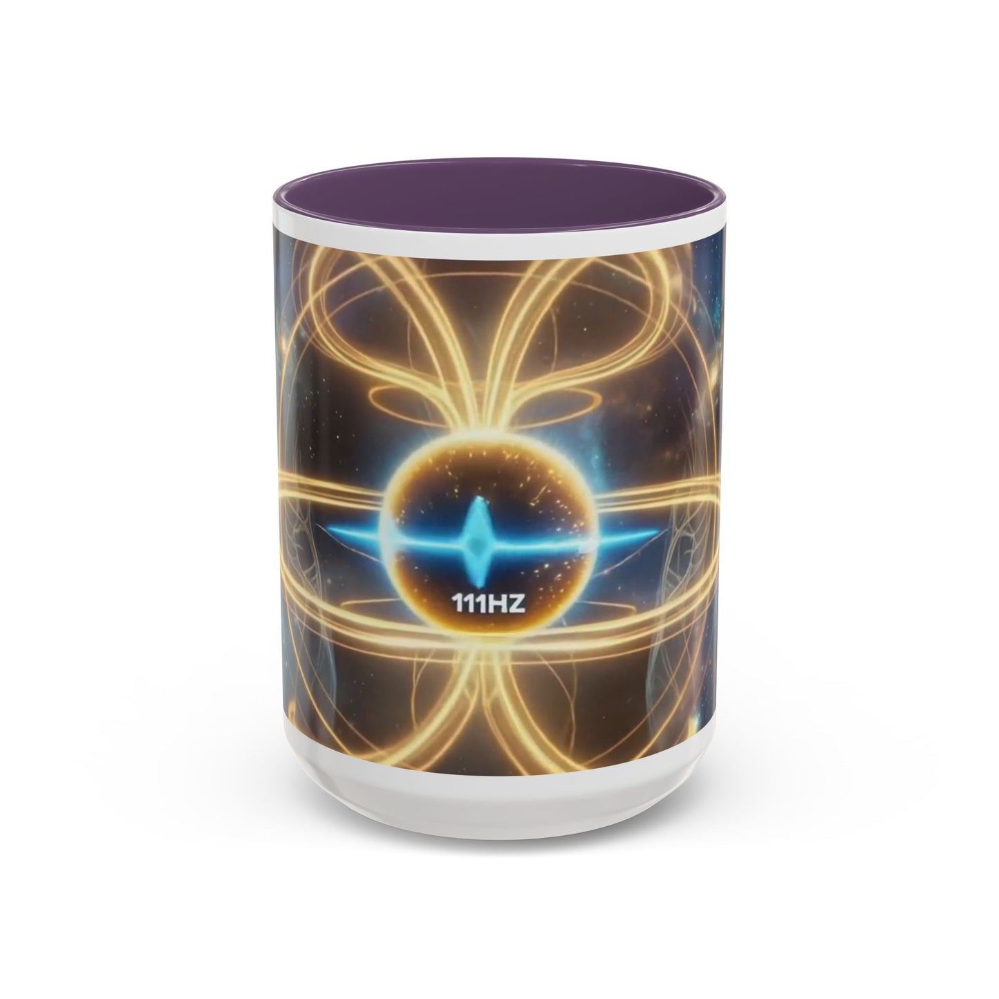 111 Hz Frequency Orb Mug | Cosmic Energy Ceramic Coffee Mug