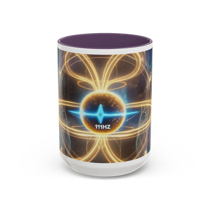 111 Hz Frequency Orb Mug | Cosmic Energy Ceramic Coffee Mug