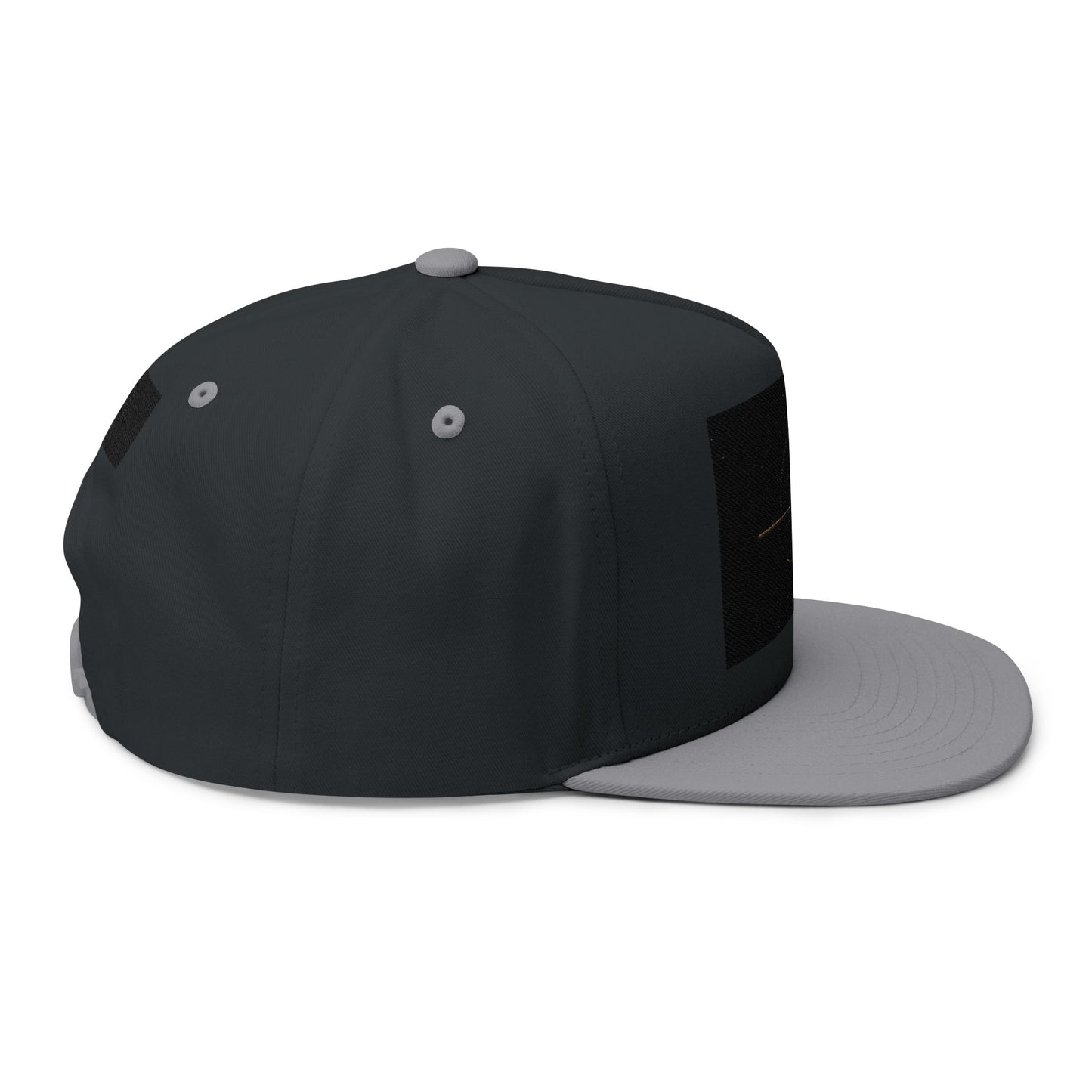 "Vibe with the Beat of Life" Embroidered Flat Bill - Hat