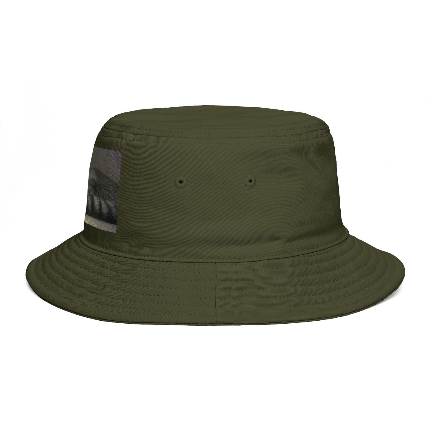 Sleeping Cat Photo Bucket Hat — Cute Cozy Cat Lover Accessory