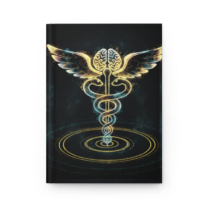Caduceus Method "Let Your Mind Breathe" Hardcover Journal — Lined Wellness Notebook