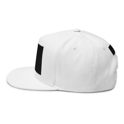 "Vibe with the Beat of Life" Embroidered Flat Bill - Hat