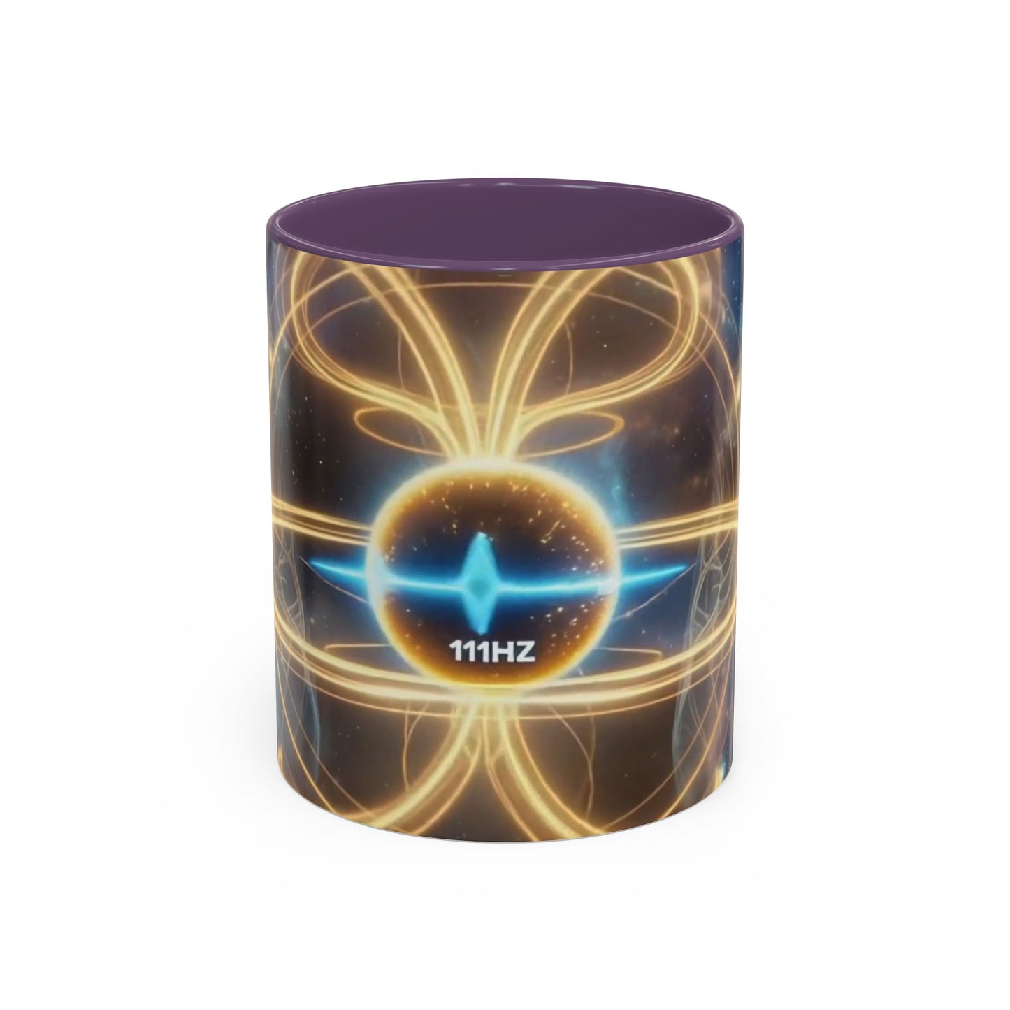 111 Hz Frequency Orb Mug | Cosmic Energy Ceramic Coffee Mug