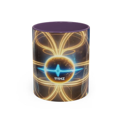 111 Hz Frequency Orb Mug | Cosmic Energy Ceramic Coffee Mug