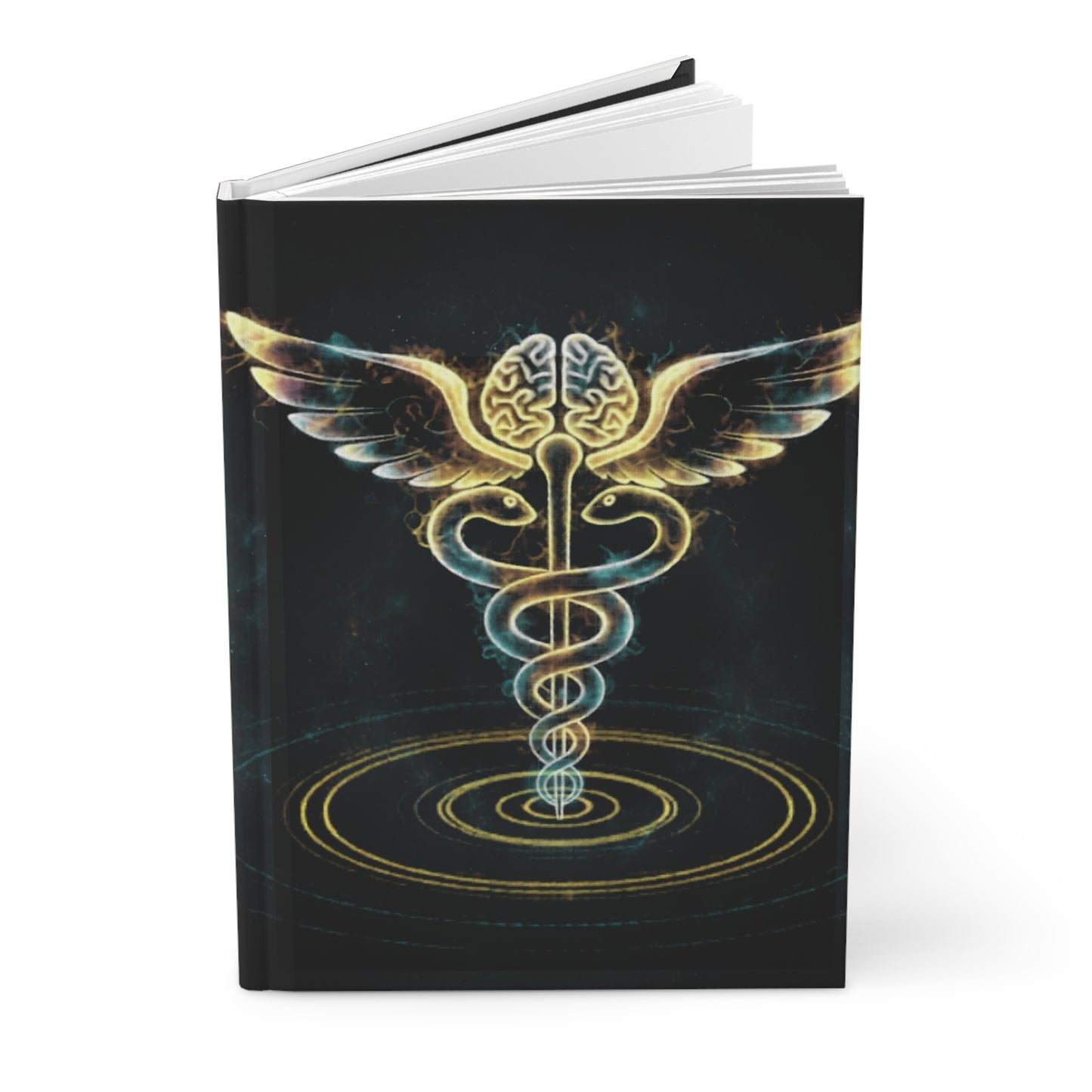 Caduceus Method "Let Your Mind Breathe" Hardcover Journal — Lined Wellness Notebook