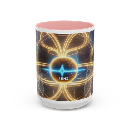 111 Hz Frequency Orb Mug | Cosmic Energy Ceramic Coffee Mug