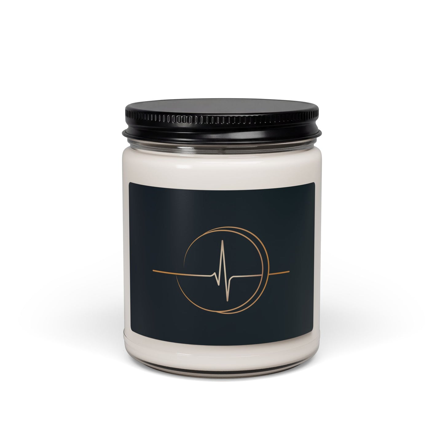 Heartbeat Line Candle Scented Soy Candle | 9oz Jar