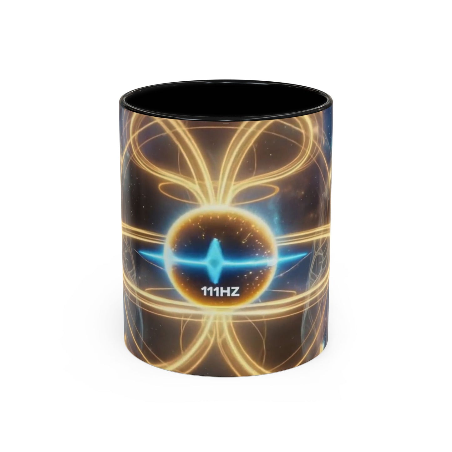 111 Hz Frequency Orb Mug | Cosmic Energy Ceramic Coffee Mug