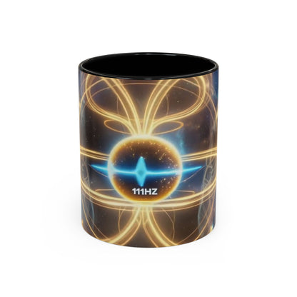 111 Hz Frequency Orb Mug | Cosmic Energy Ceramic Coffee Mug