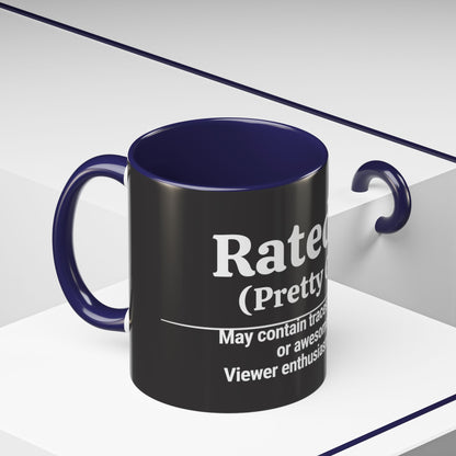 Rated PG (Pretty Good) Accent Coffee Mug — 'Pretty Good' Ceramic Coffee Mug (11/15oz)