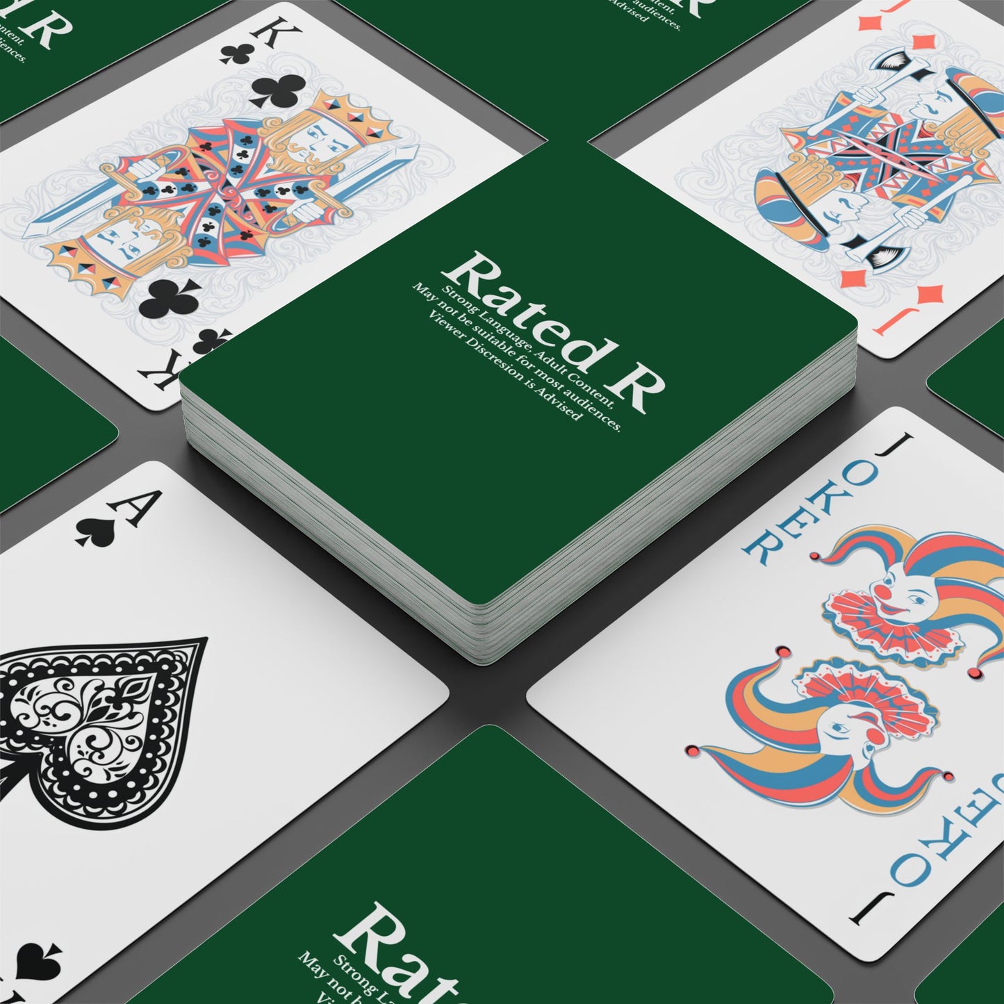 Rated R Playing Cards | Poker Deck with Ace of Spades