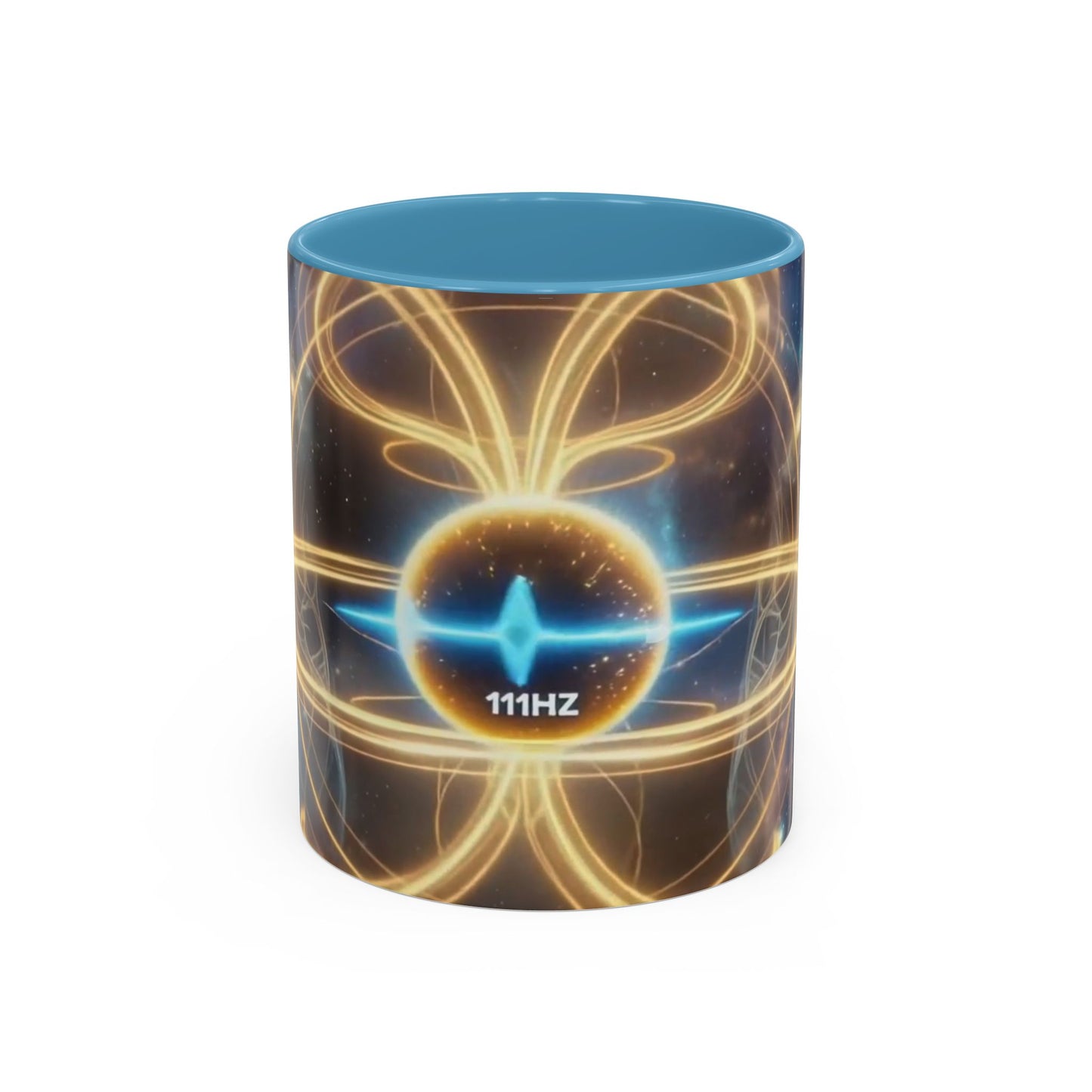 111 Hz Frequency Orb Mug | Cosmic Energy Ceramic Coffee Mug