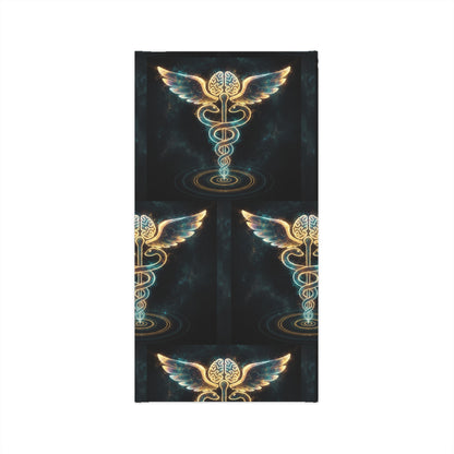 Winged Caduceus Brain Neck Gaiter, Medical Symbol Scarf | Healthcare Staff Accessory