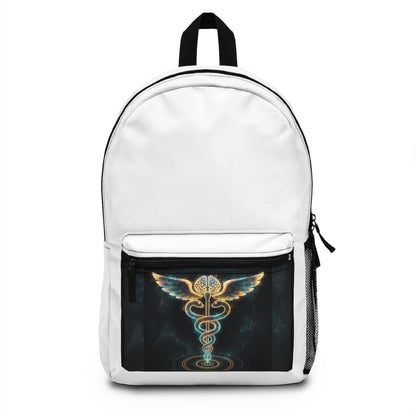 Glowing Caduceus Symbol Backpack | Medical Staff Nurse EMT Bag