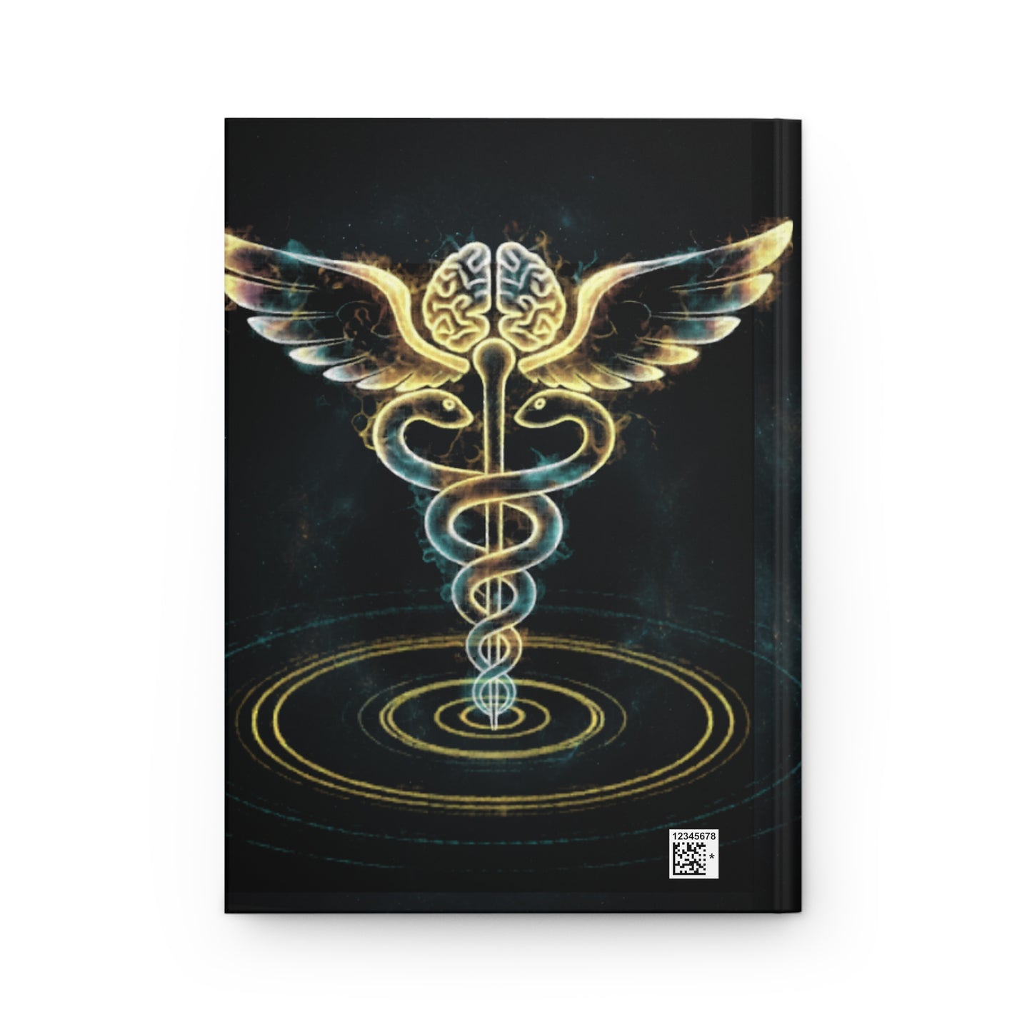 Caduceus Method "Let Your Mind Breathe" Hardcover Journal — Lined Wellness Notebook