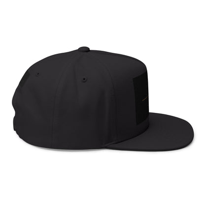 "Vibe with the Beat of Life" Embroidered Flat Bill - Hat