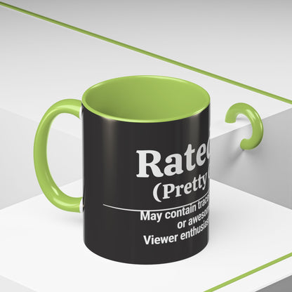 Rated PG (Pretty Good) Accent Coffee Mug — 'Pretty Good' Ceramic Coffee Mug (11/15oz)