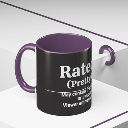 Rated PG (Pretty Good) Accent Coffee Mug — 'Pretty Good' Ceramic Coffee Mug (11/15oz)