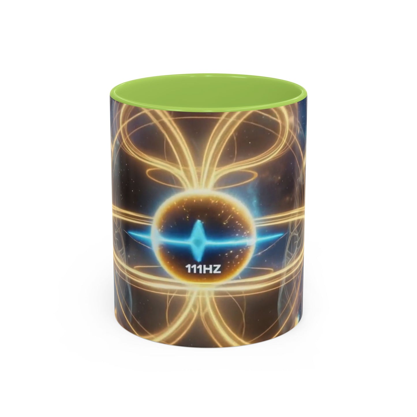 111 Hz Frequency Orb Mug | Cosmic Energy Ceramic Coffee Mug