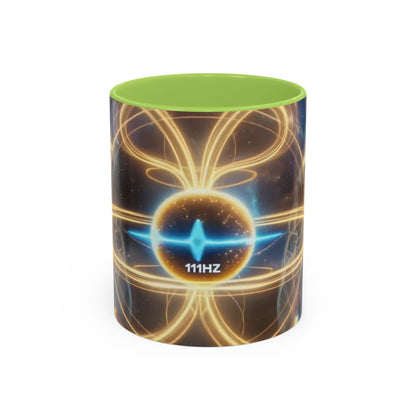 111 Hz Frequency Orb Mug | Cosmic Energy Ceramic Coffee Mug