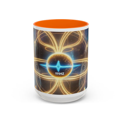 111 Hz Frequency Orb Mug | Cosmic Energy Ceramic Coffee Mug