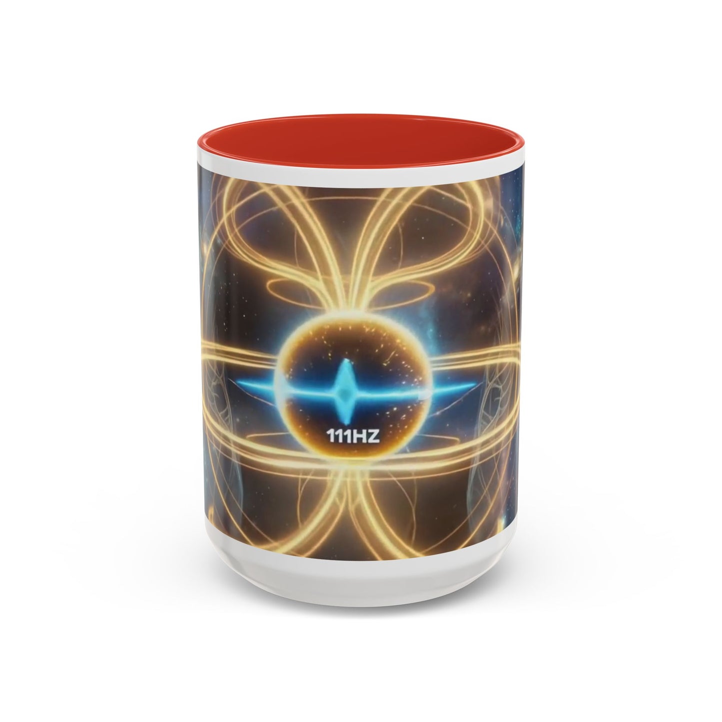 111 Hz Frequency Orb Mug | Cosmic Energy Ceramic Coffee Mug