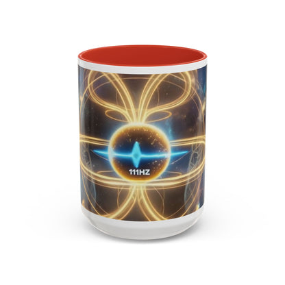111 Hz Frequency Orb Mug | Cosmic Energy Ceramic Coffee Mug