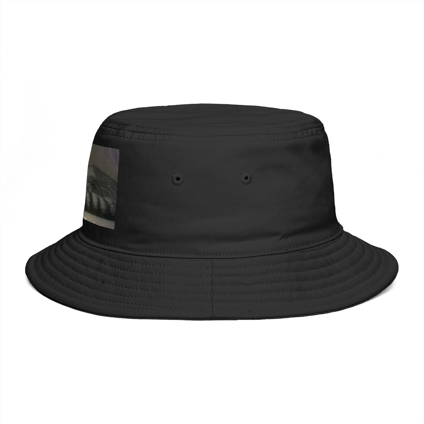 Sleeping Cat Photo Bucket Hat — Cute Cozy Cat Lover Accessory