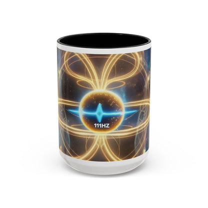 111 Hz Frequency Orb Mug | Cosmic Energy Ceramic Coffee Mug