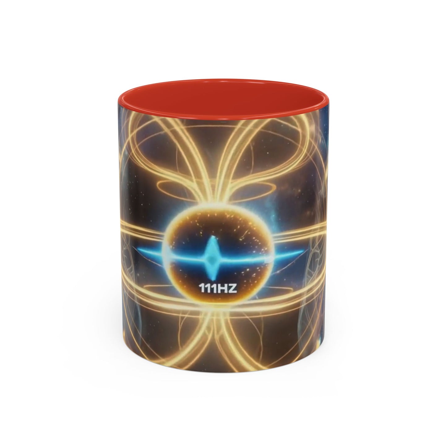 111 Hz Frequency Orb Mug | Cosmic Energy Ceramic Coffee Mug