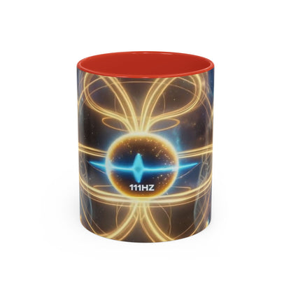 111 Hz Frequency Orb Mug | Cosmic Energy Ceramic Coffee Mug