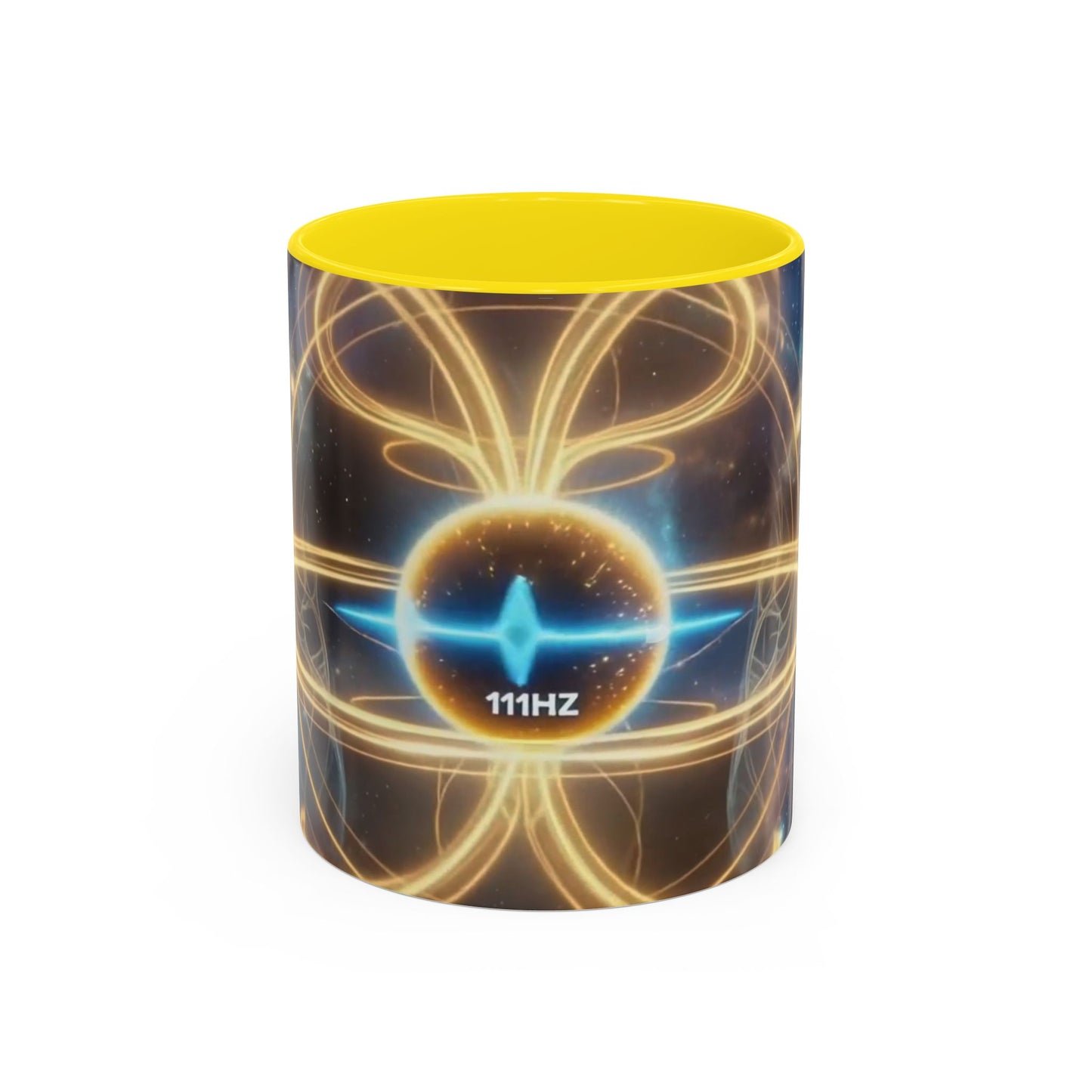 111 Hz Frequency Orb Mug | Cosmic Energy Ceramic Coffee Mug
