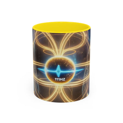 111 Hz Frequency Orb Mug | Cosmic Energy Ceramic Coffee Mug
