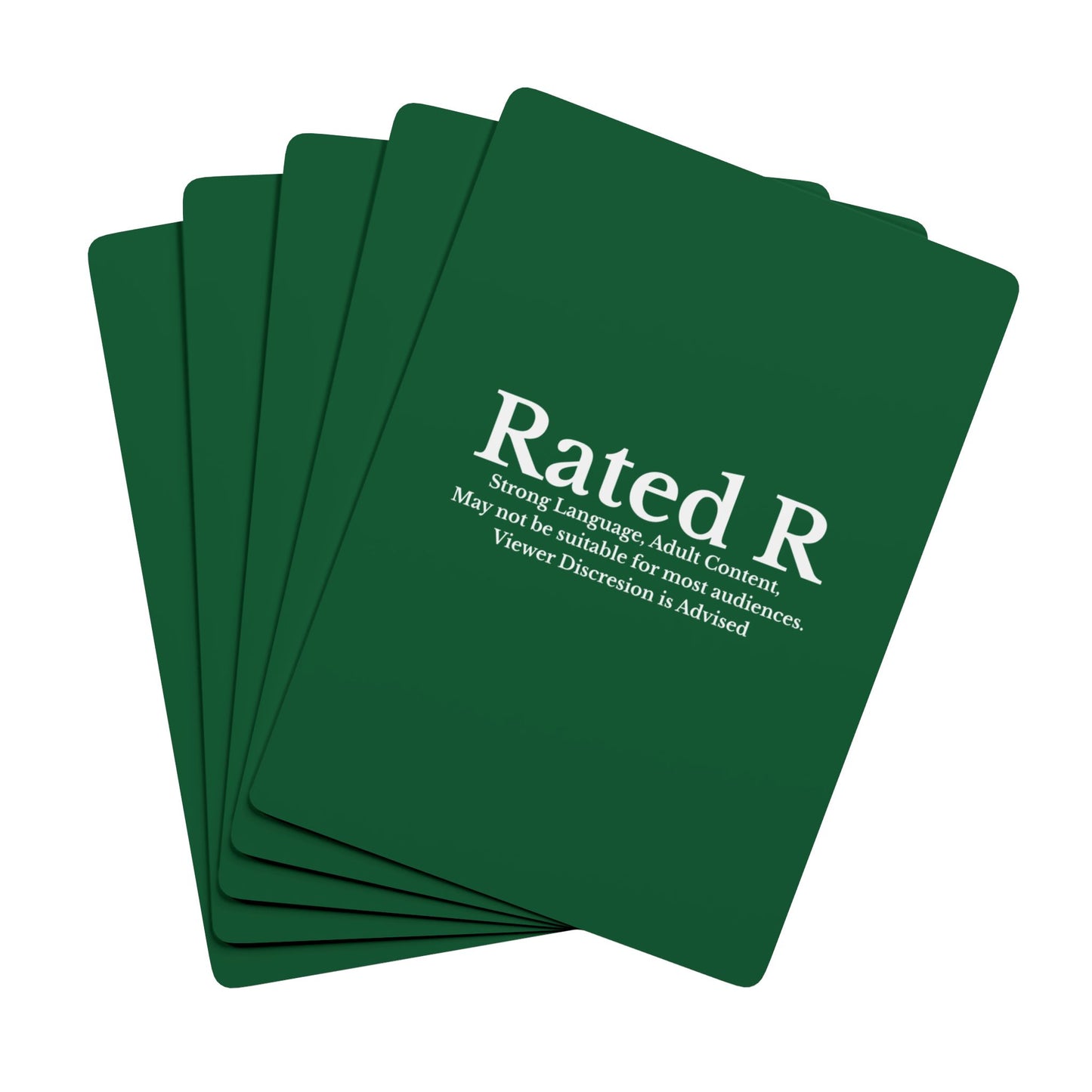 Rated R Playing Cards | Poker Deck with Ace of Spades