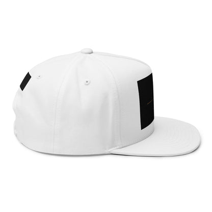 "Vibe with the Beat of Life" Embroidered Flat Bill - Hat