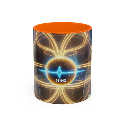 111 Hz Frequency Orb Mug | Cosmic Energy Ceramic Coffee Mug