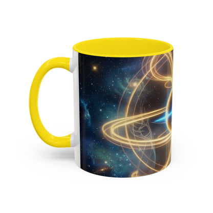111 Hz Frequency Orb Mug | Cosmic Energy Ceramic Coffee Mug