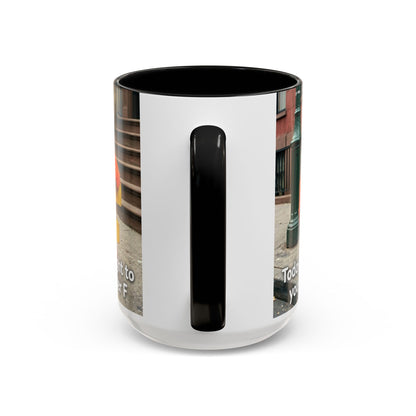 Humor Accent Coffee Mug — "Some days are brought to you by the letter F"